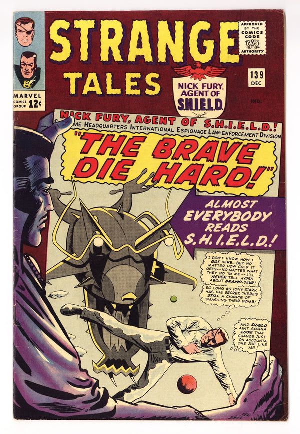 Strange Tales Vol 1 139  FN+ (6.5)   (1965)