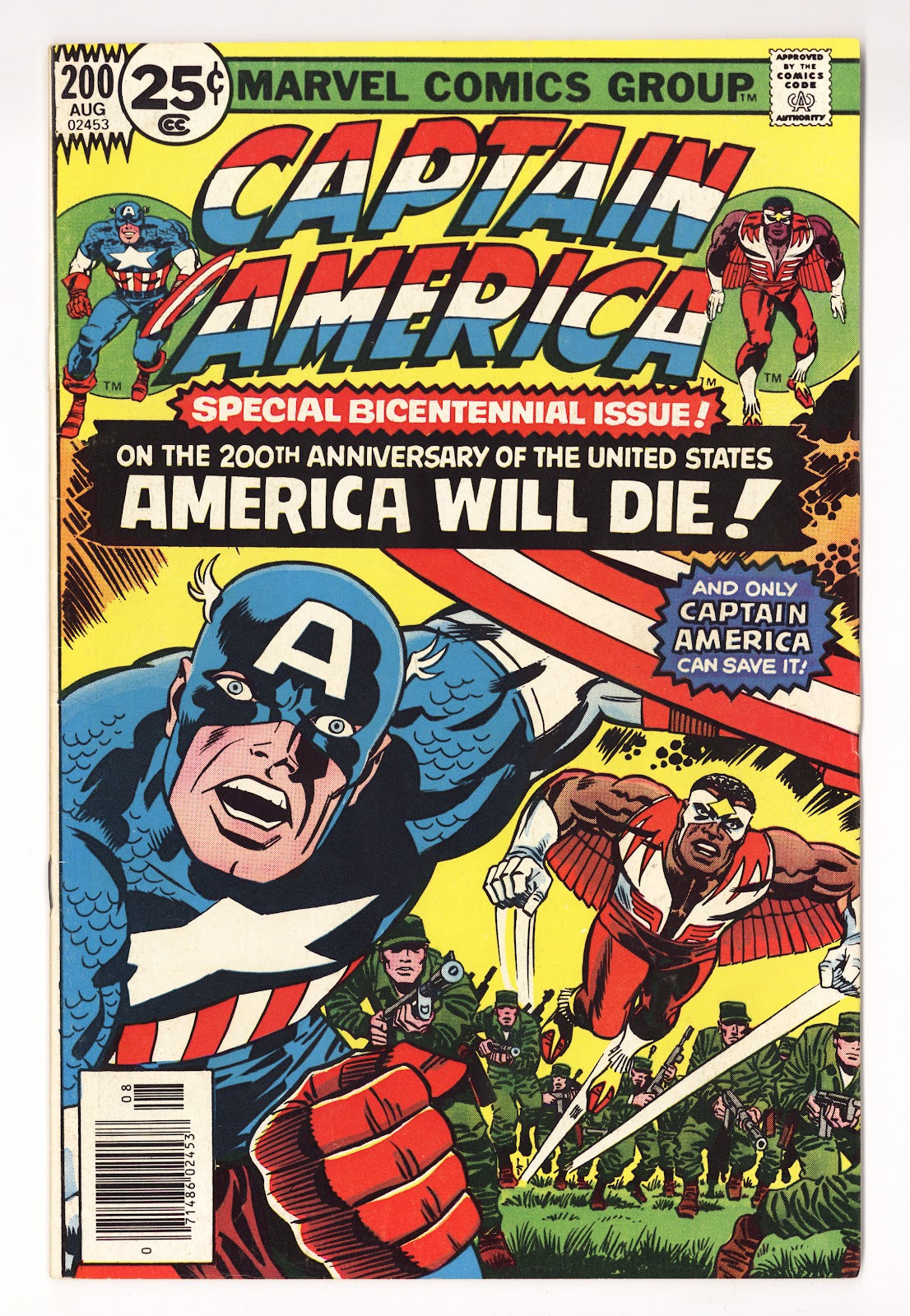 Captain America Vol 1 200  FN/VF (7.0)   (1976)   25¢