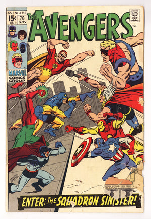 The Avengers Vol 1 70 PR (0.5) (1969)