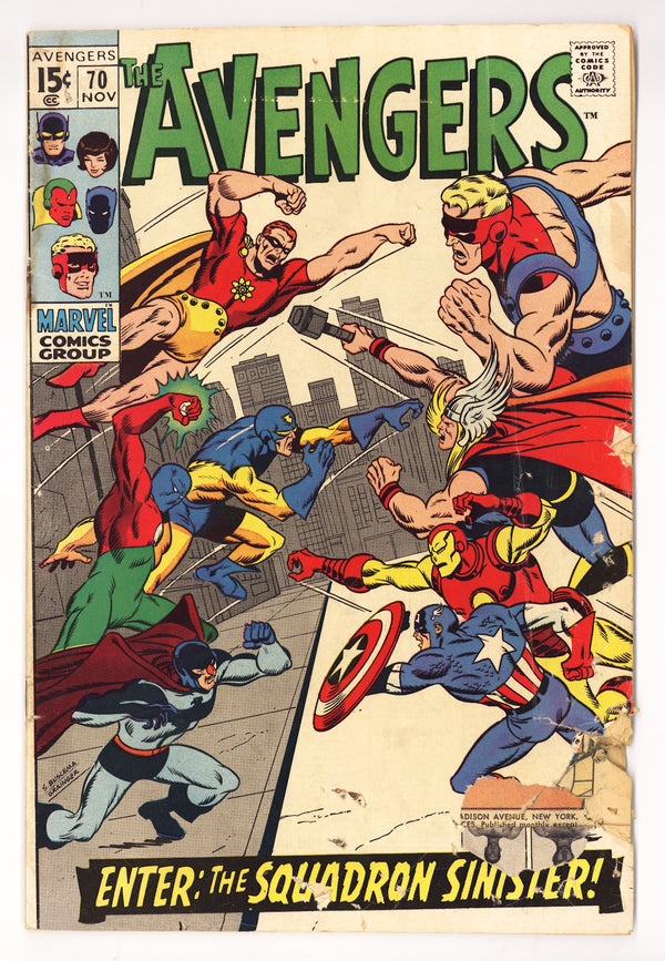 The Avengers Vol 1 70 PR (0.5) (1969)