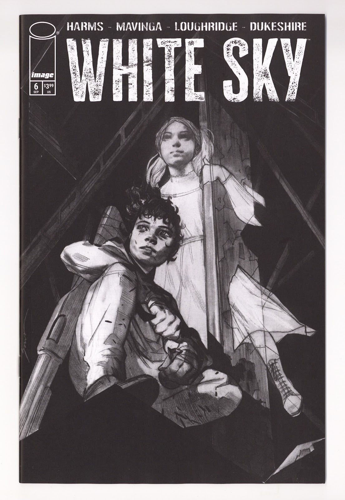 White Sky #6 (2026) Ivanova B&W Variant