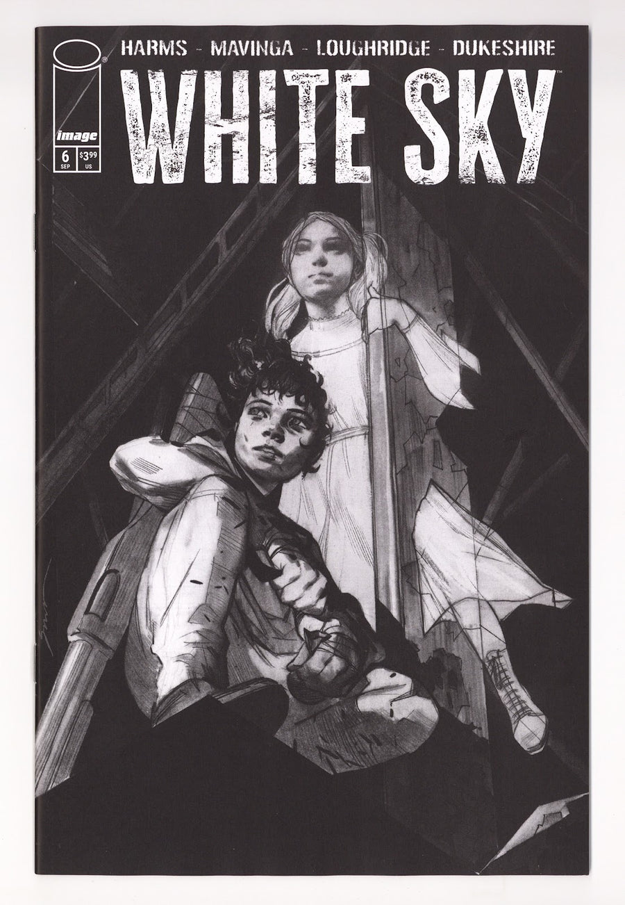 White Sky #6 (2026) Ivanova B&W Variant
