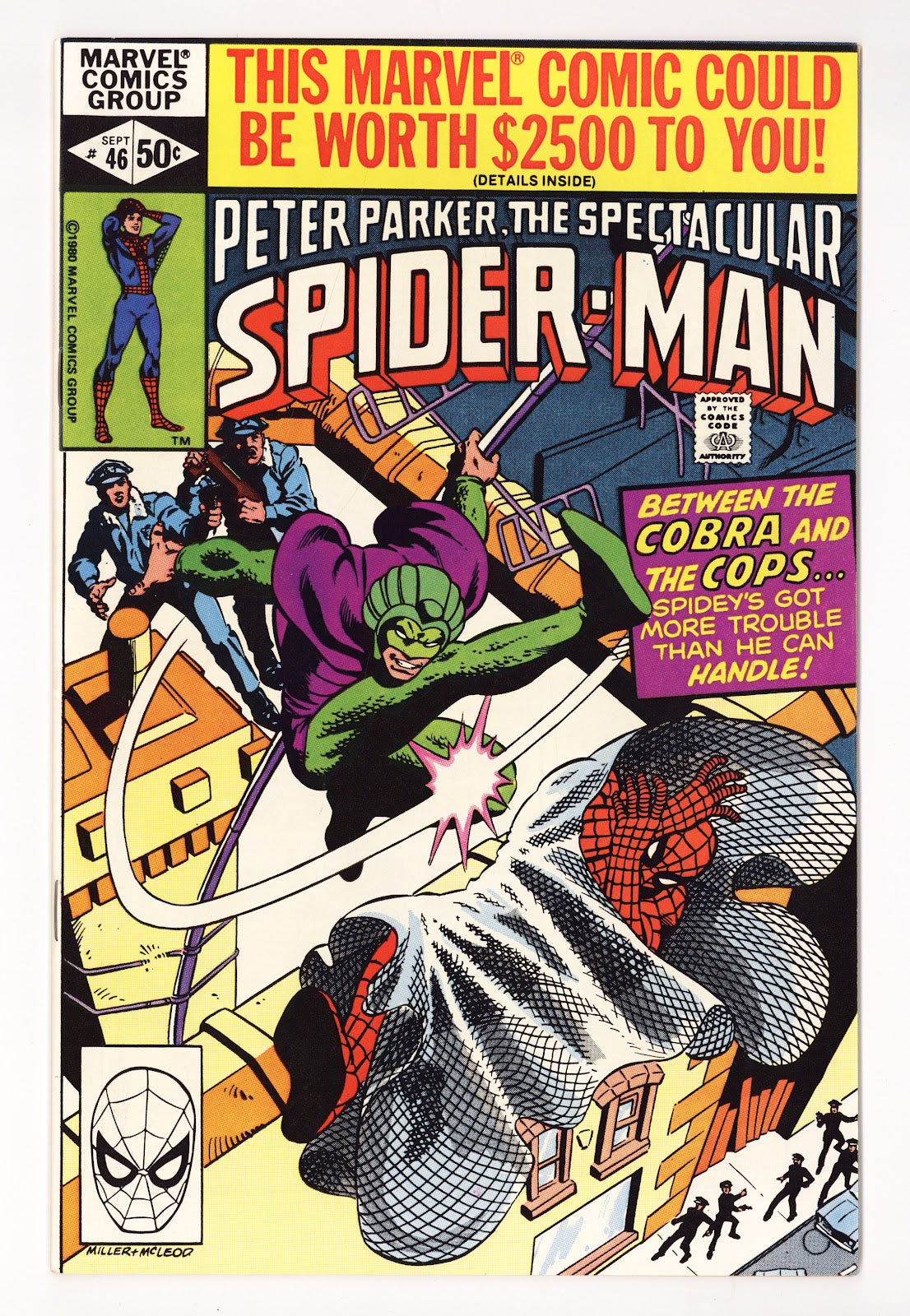 The Spectacular Spider-Man Vol 1 46  High Grade   (1980)     
