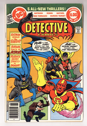 Detective Comics Vol 1 493  Mid Grade   (1980)