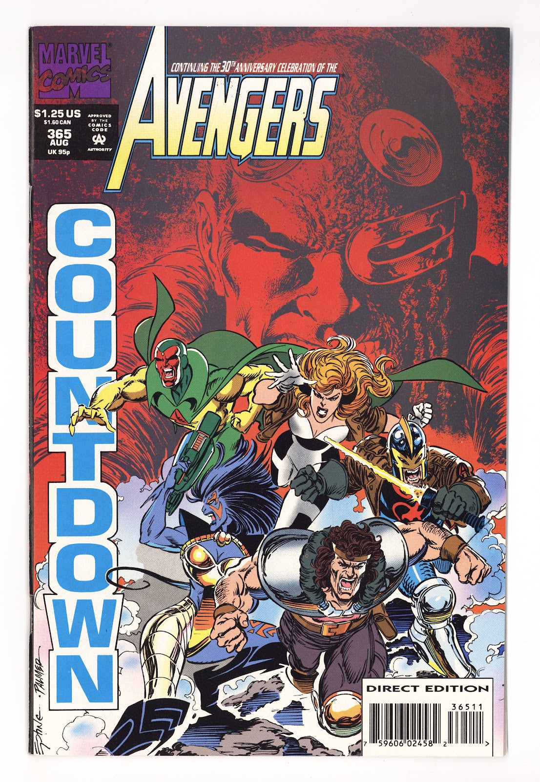 The Avengers Vol 1 365 Mid Grade (1993) 