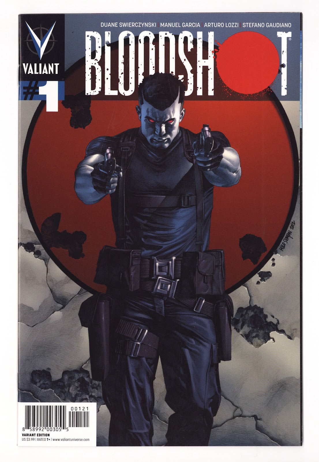 Bloodshot Vol 3 1  High Grade   (2012) Suayan   Variant  