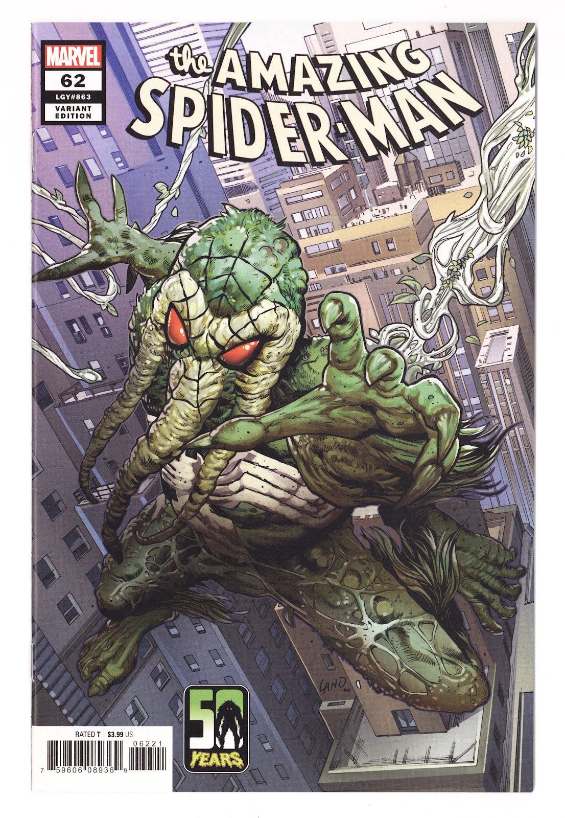 Amazing Spider-Man Vol 5 62 (863) High Grade (2021) Land Variant 