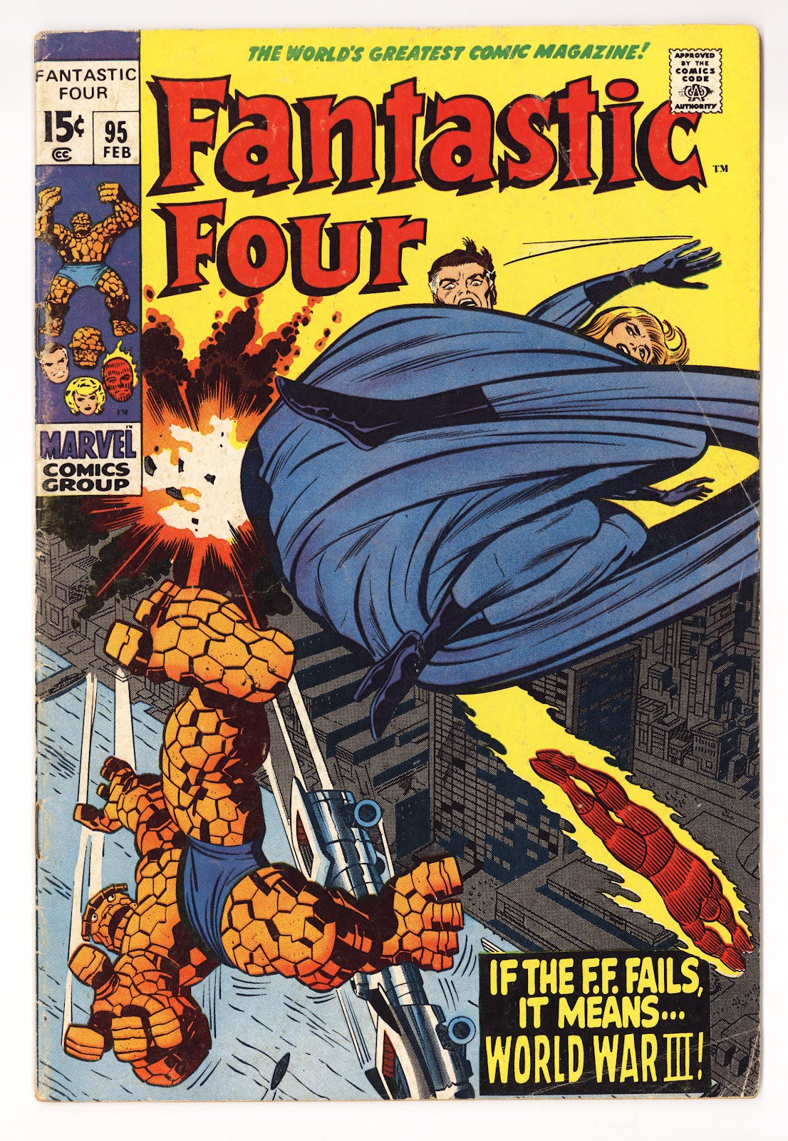 Fantastic Four Vol 1 95  VG- (3.5)   (1970)     