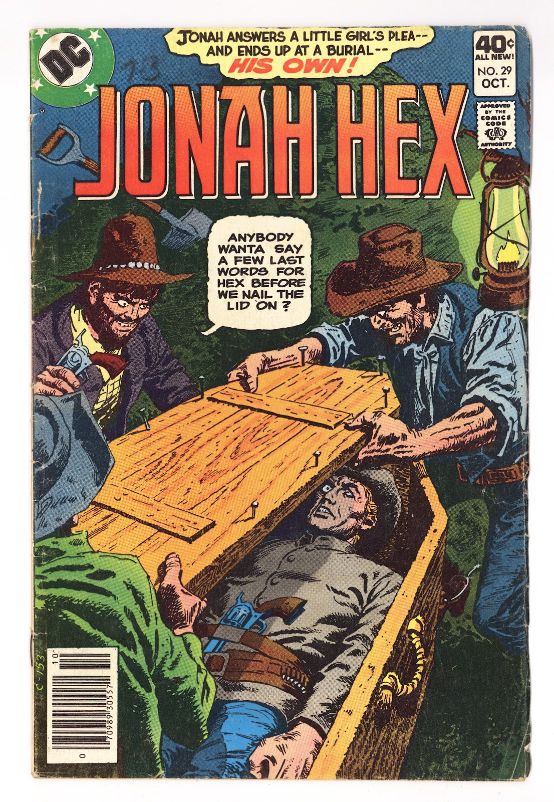 Jonah Hex Vol 1 29  Very Low Grade   (1979)     
