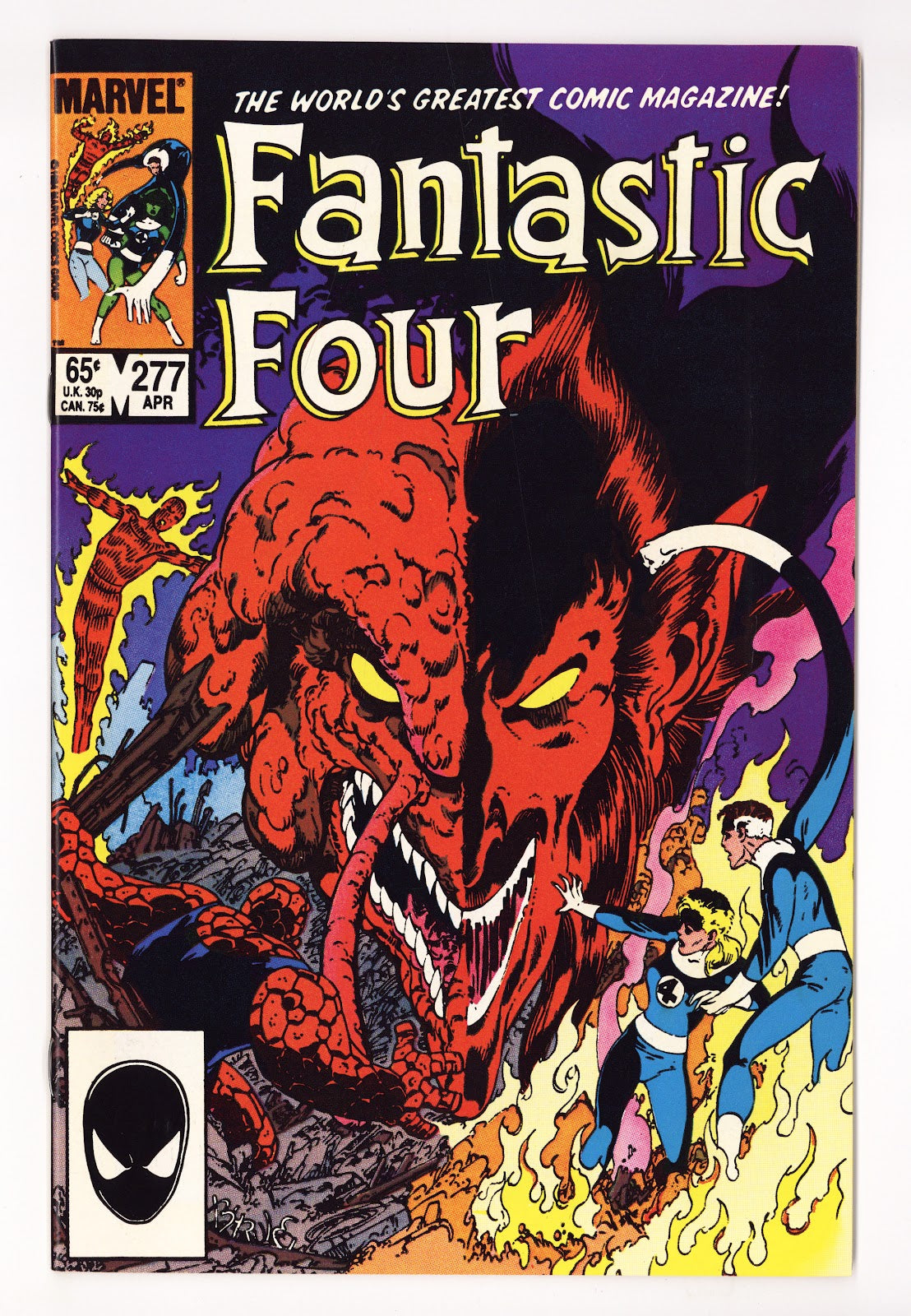 Fantastic Four 277 High Grade (1985) Direct 