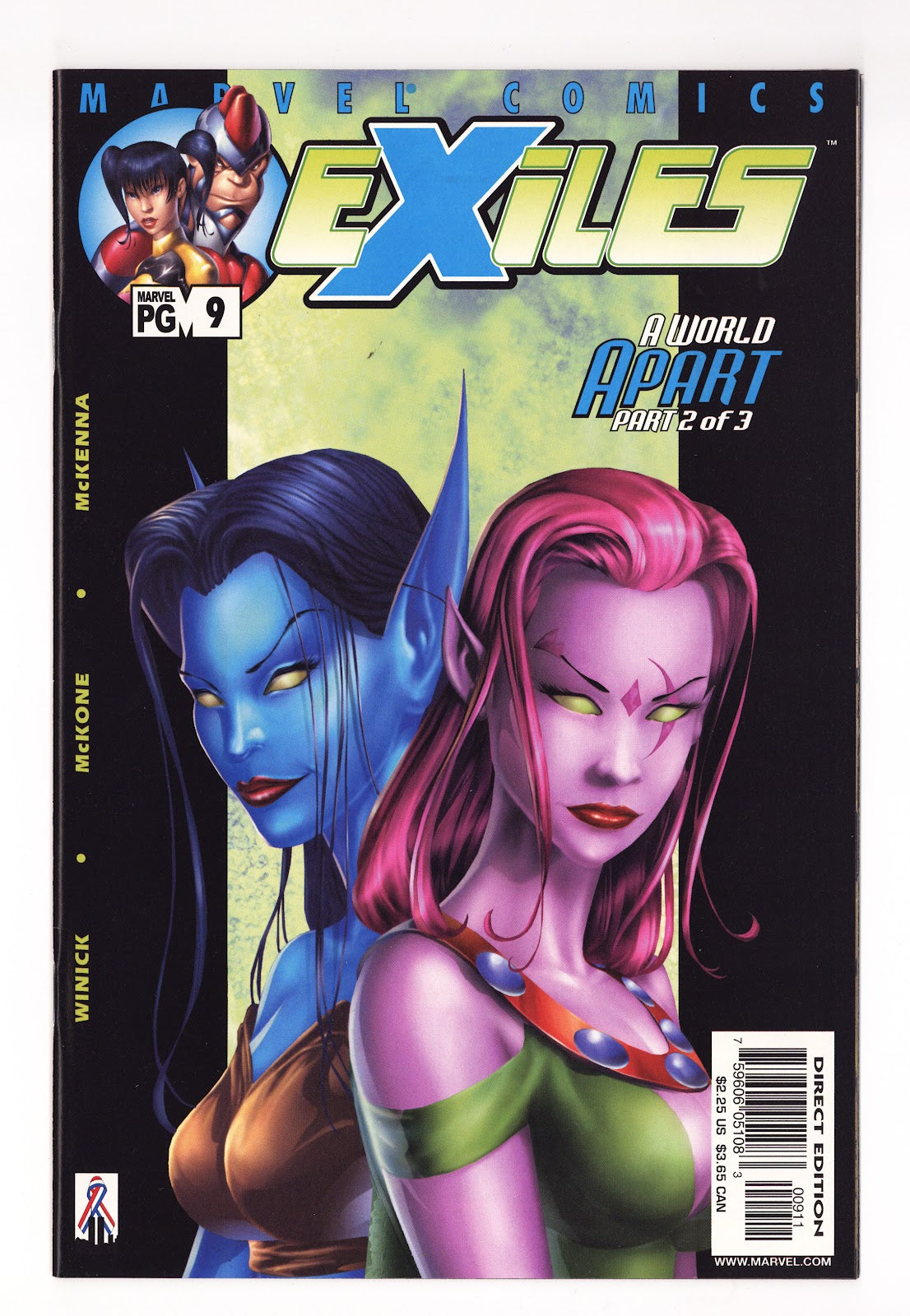 Exiles Vol 1 9  High Grade   (2002)