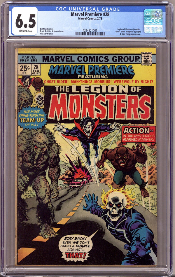 Marvel Premiere   28 CGC 6.5 (FN+)   (1976)