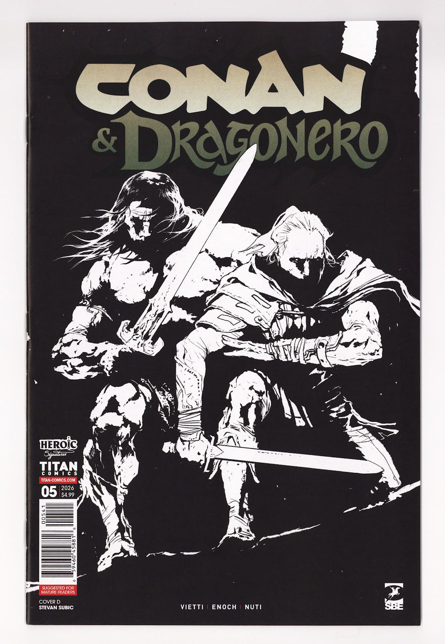 Conan and Dragonero 5 Inks Variant (2026)