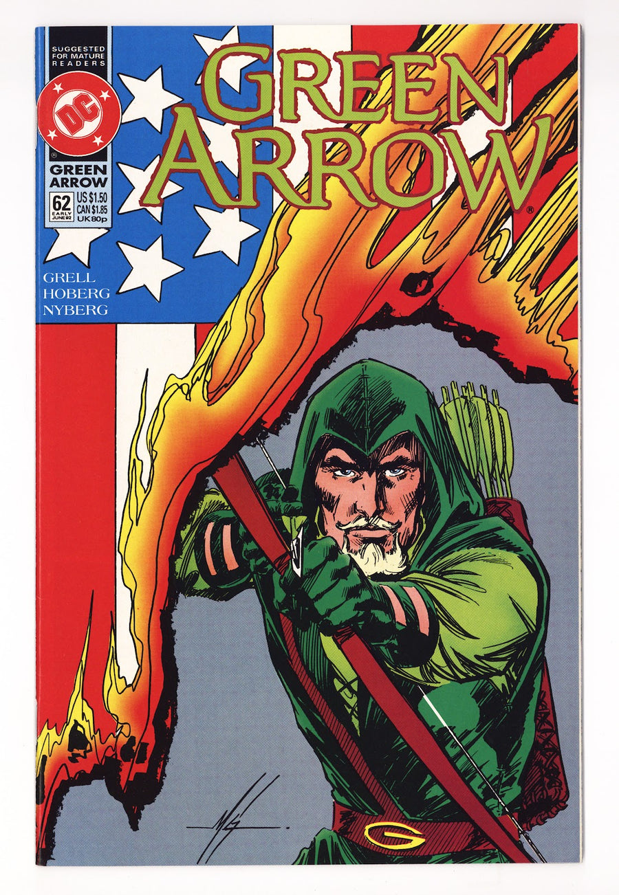 Green Arrow Vol 2 62  High Grade   (1992)