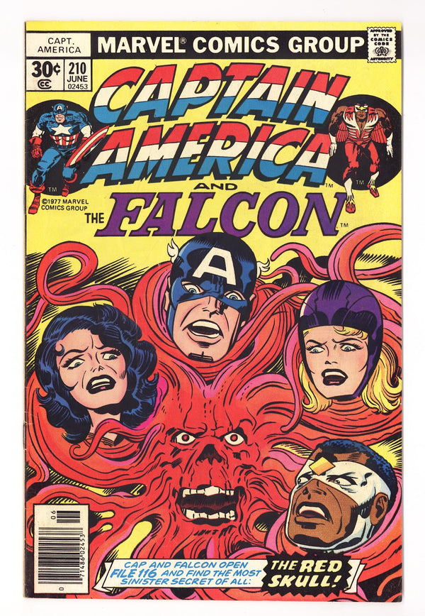Captain America Vol 1 210 Mid Grade (1977) 30¢