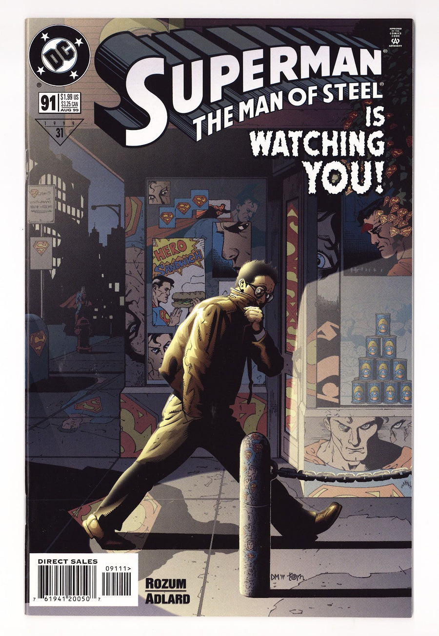 Superman: The Man of Steel   91  High Grade   (1999) Sales     