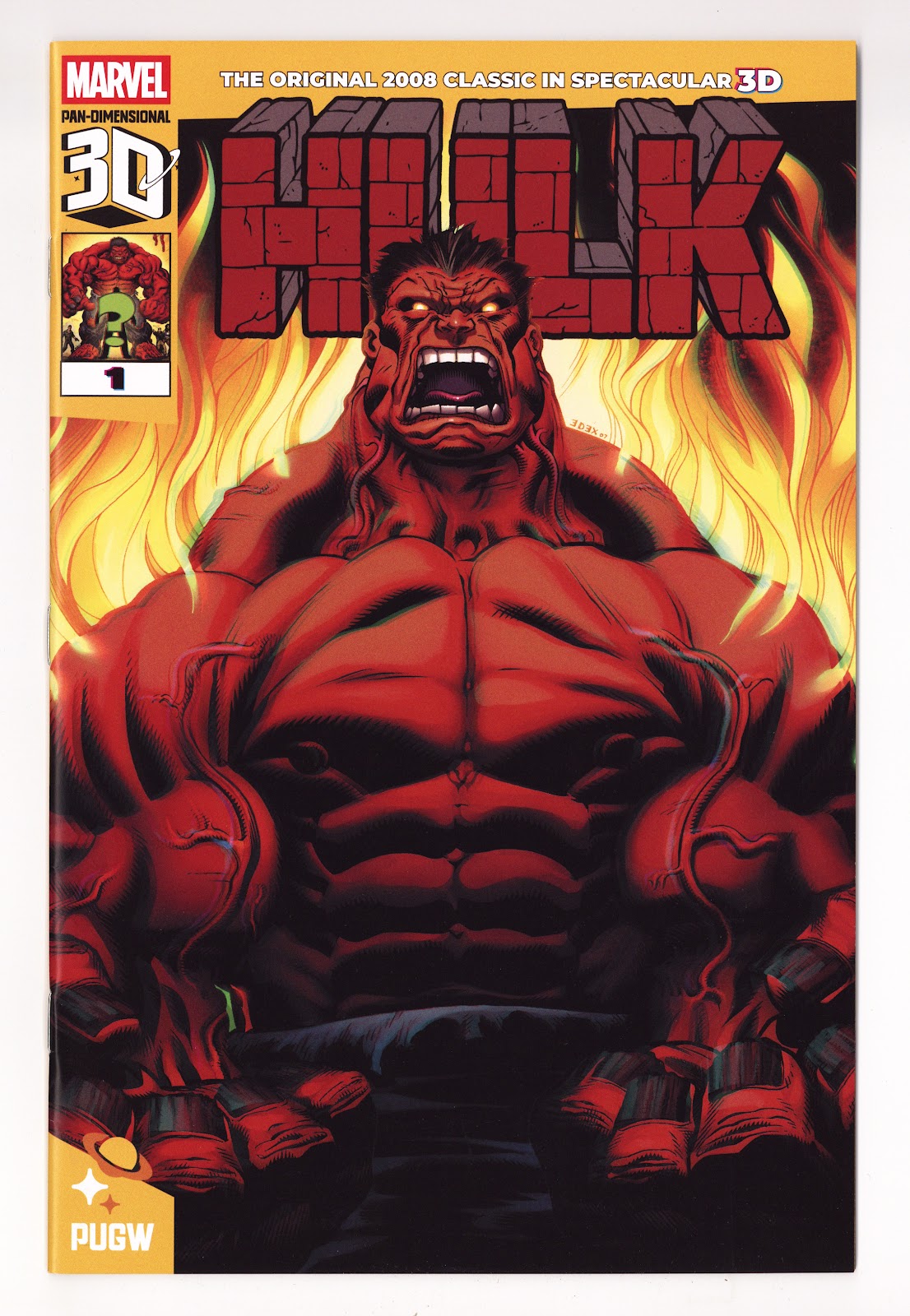 Red Hulk #1 Pan-Dimensional 3D Edition [nn] High Grade (2025) 