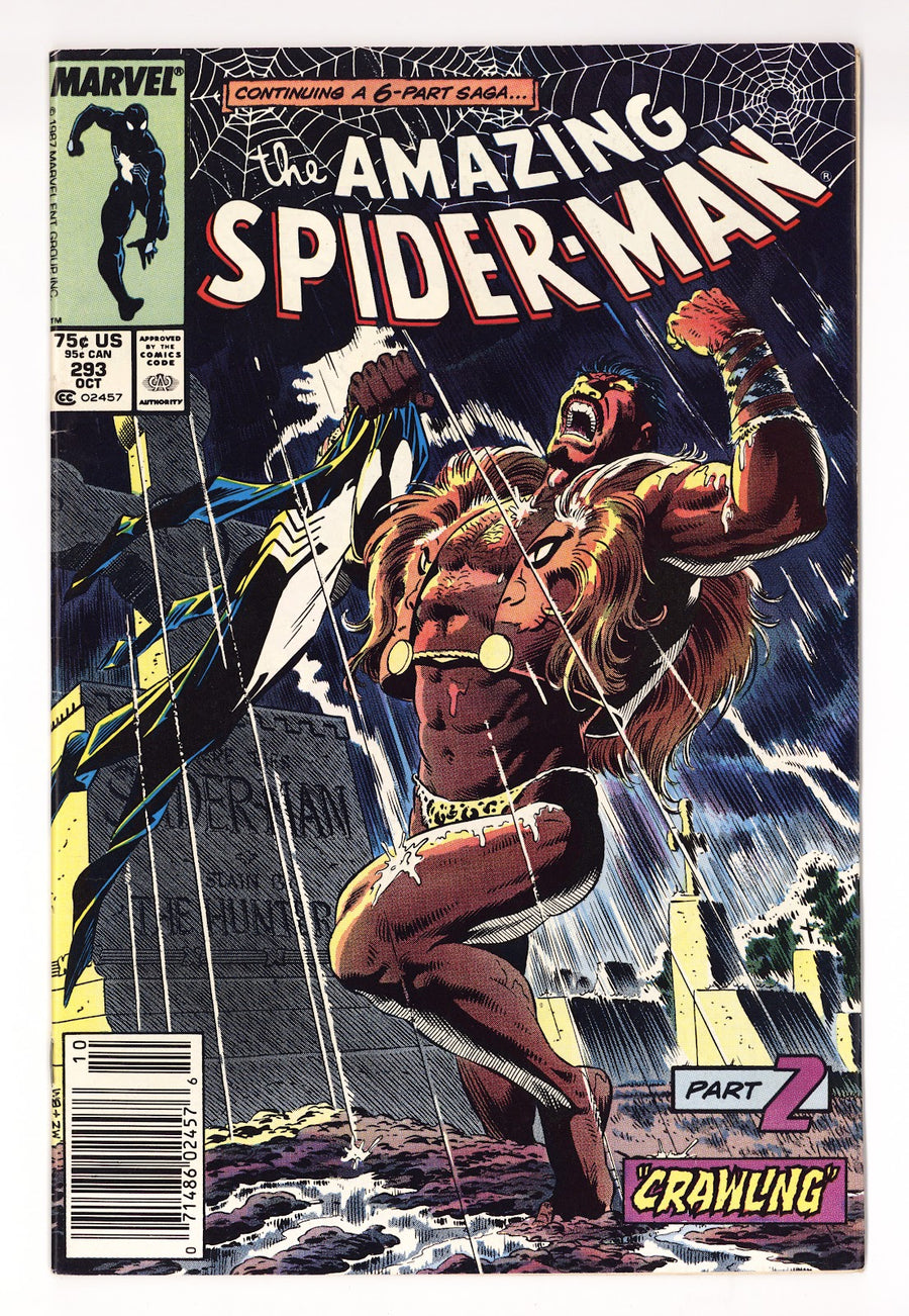 The Amazing Spider-Man Vol 1 293  FN (6.0)   (1987)   Newsstand