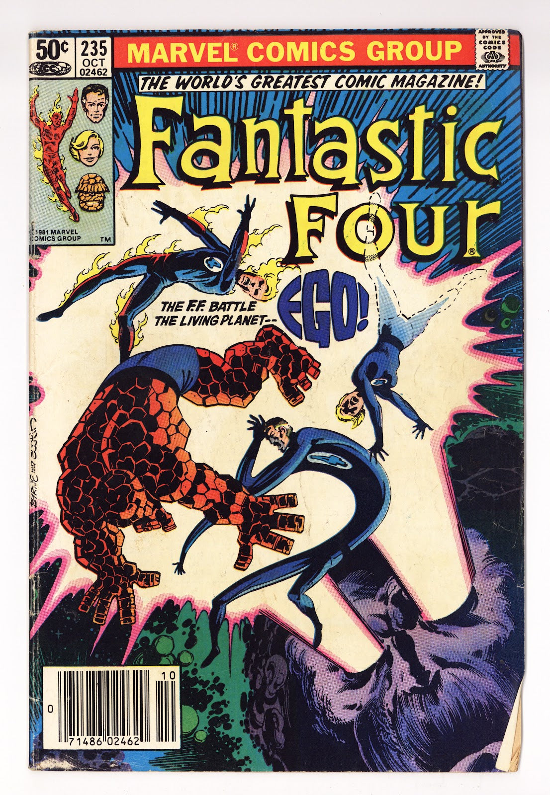 Fantastic Four Vol 1 235 Low Grade (1981) Newsstand 