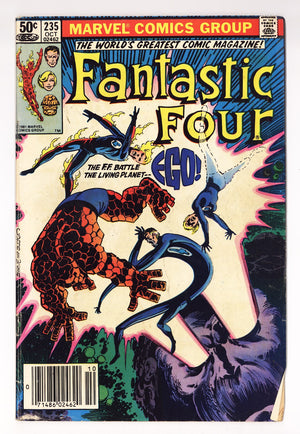 Fantastic Four Vol 1 235 Low Grade (1981) Newsstand