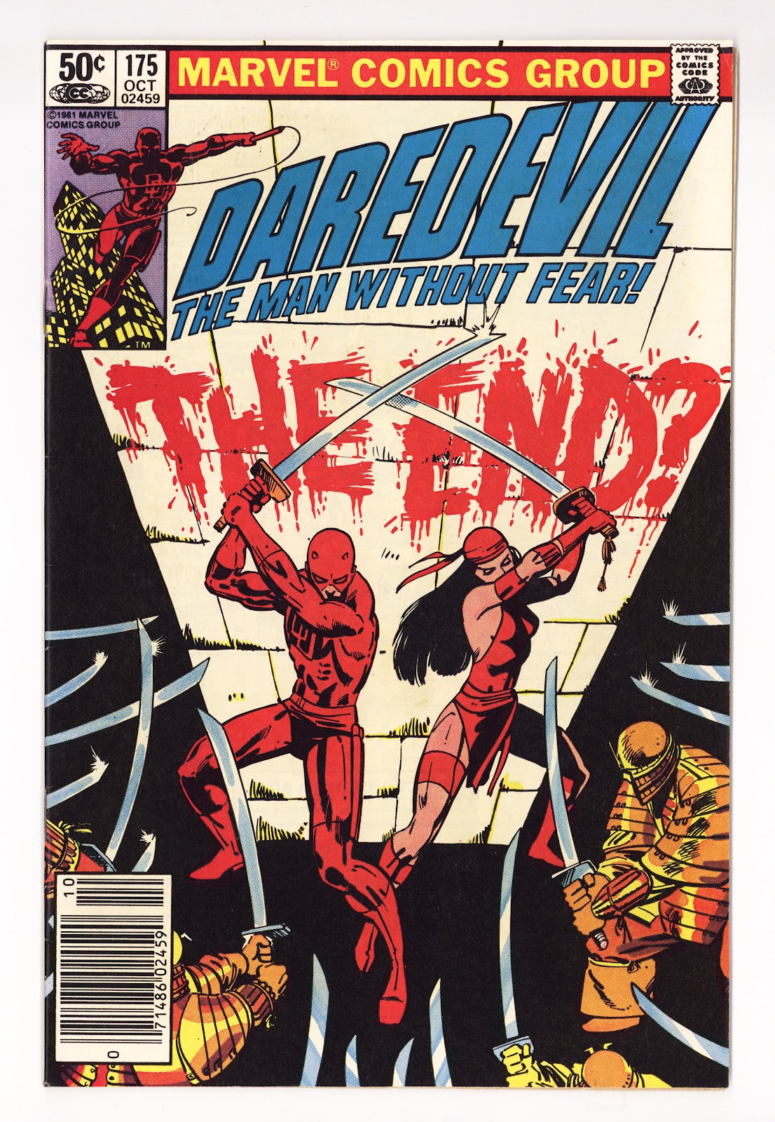 Daredevil Vol 1 175 FN/VF (7.0) (1981) Newsstand 