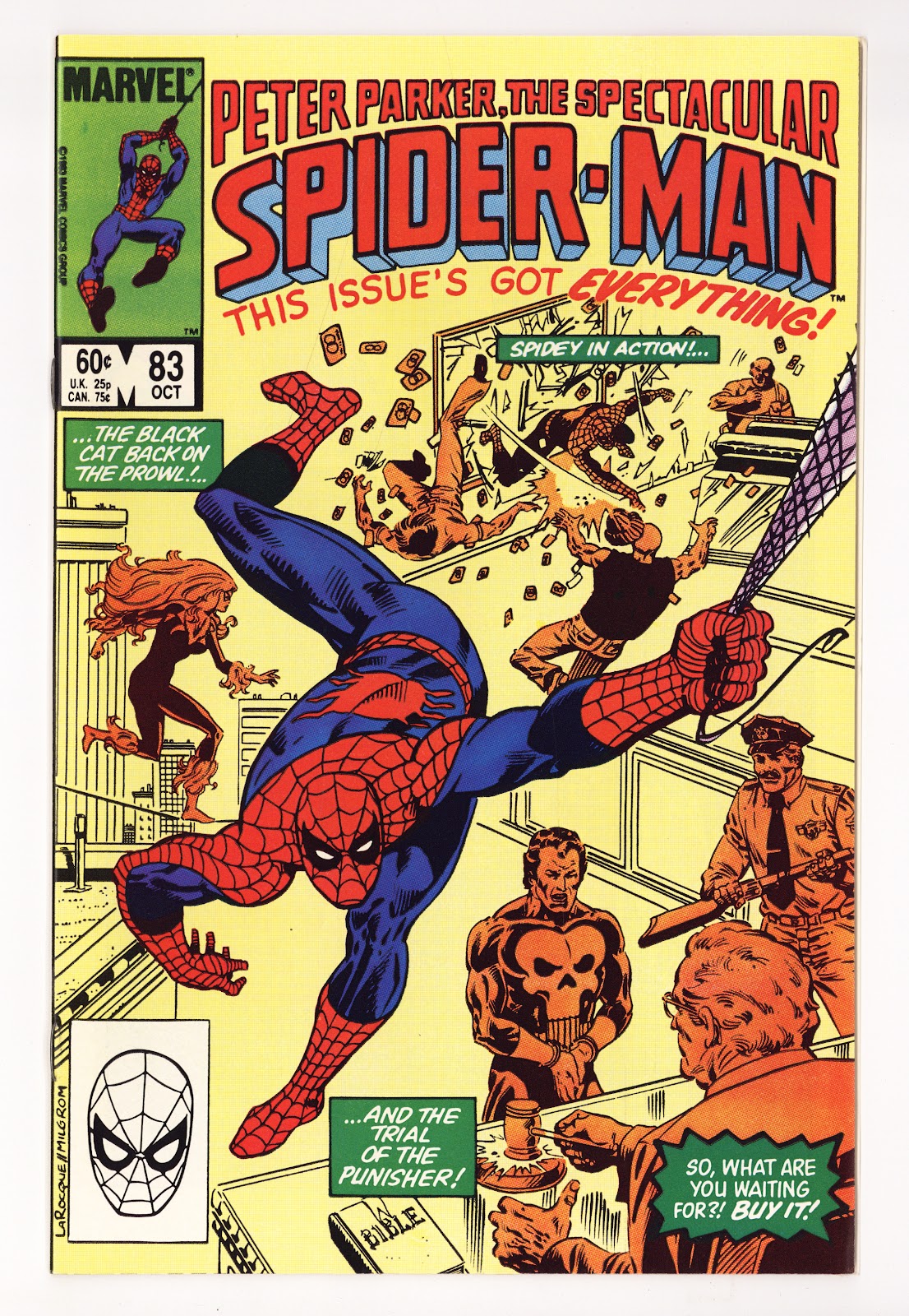 The Spectacular Spider-Man Vol 1 83  High Grade   (1983)     