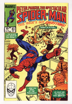 The Spectacular Spider-Man Vol 1 83  High Grade   (1983)