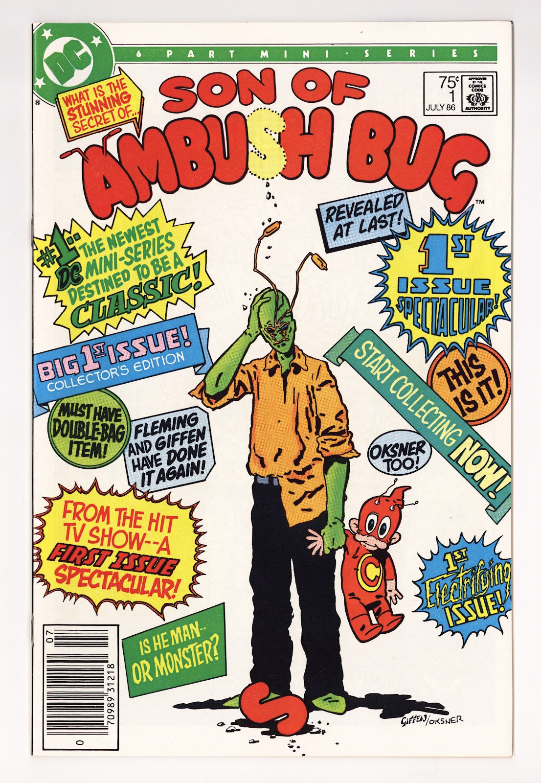 Son of Ambush Bug 1 High Grade (1986) Newsstand 