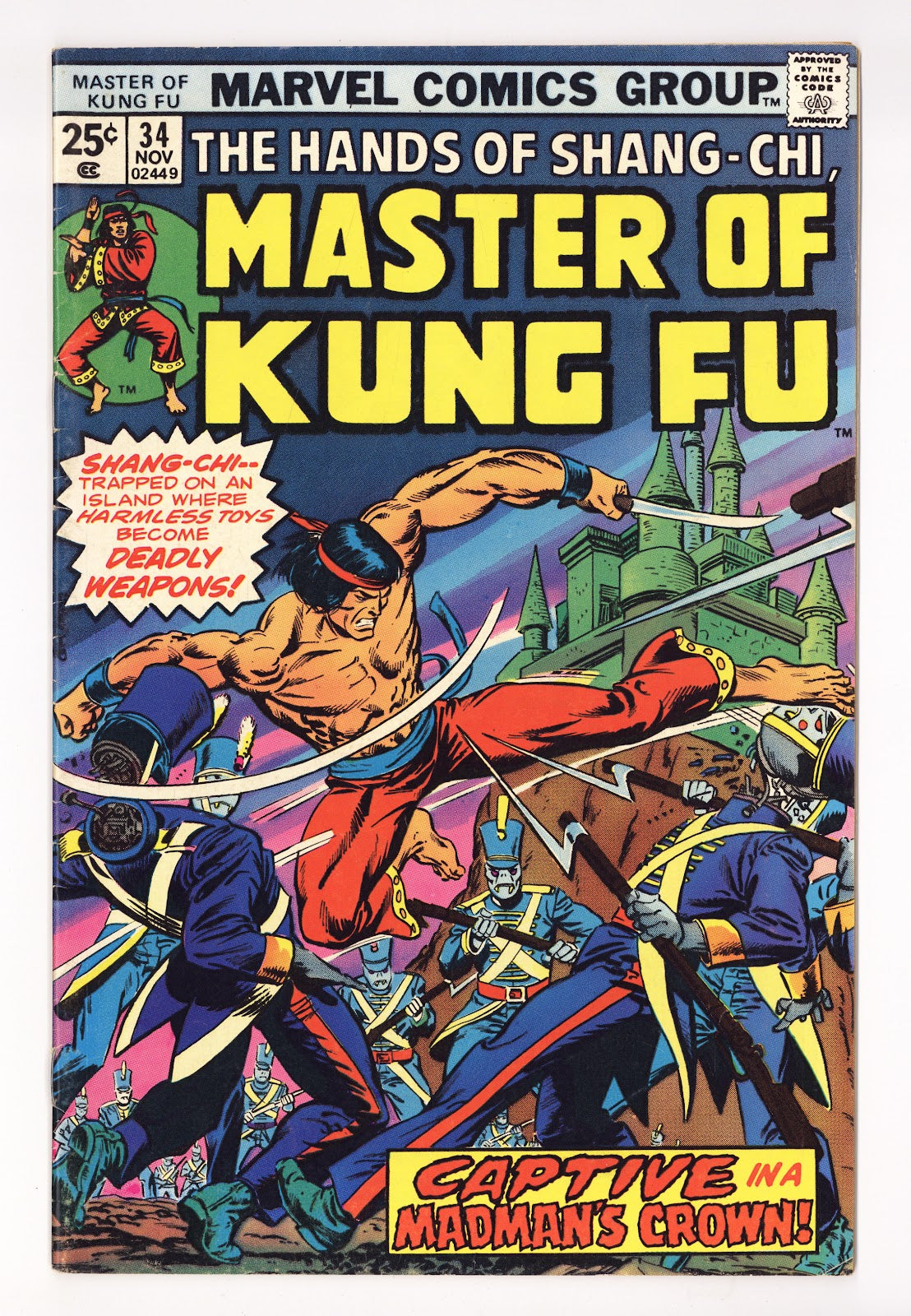 Master of Kung Fu Vol 1 34  Low Grade   (1975)     