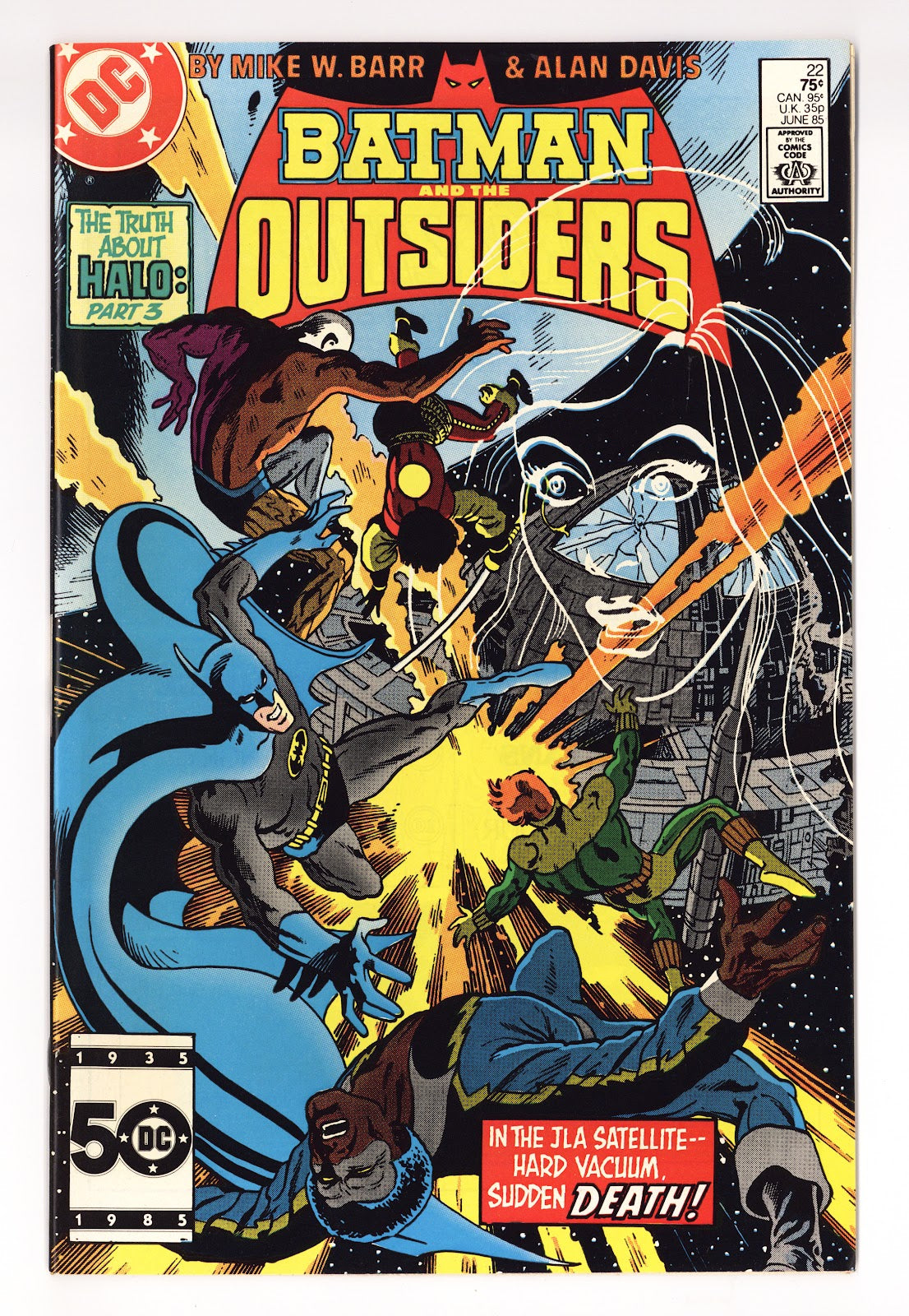Batman and the Outsiders Vol 1 22  High Grade   (1985)   Direct  