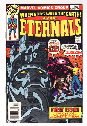 The Eternals Vol 1 1  VF (8.0)   (1976)   25¢