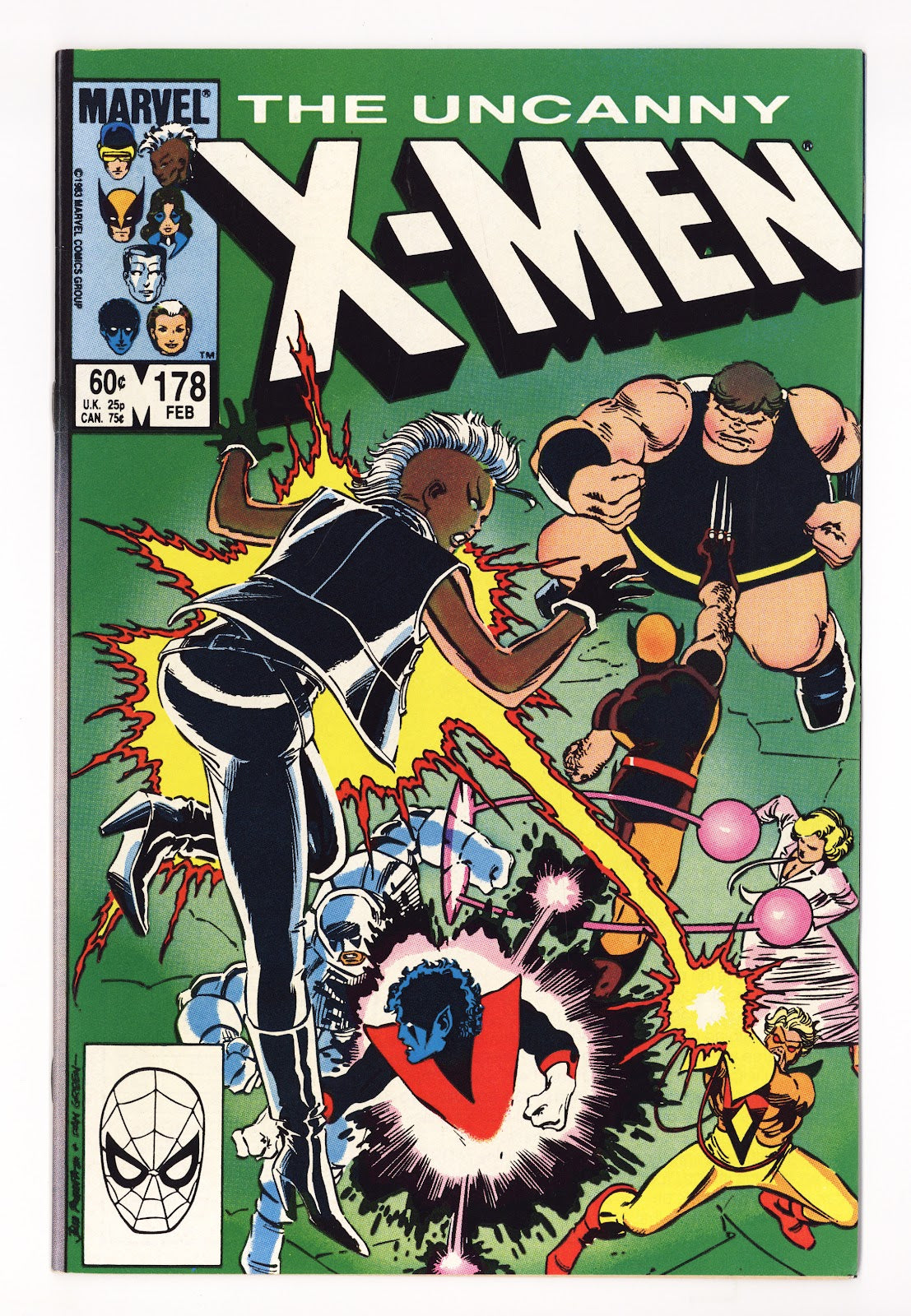 The Uncanny X-Men Vol 1 178 Mid Grade (1984) Direct 