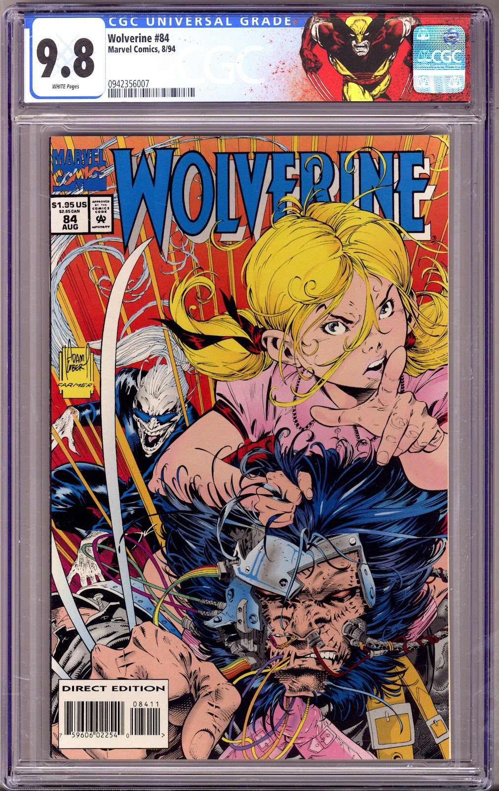 Wolverine Vol 2 84 CGC 9.8 (NM/M) (1994) 