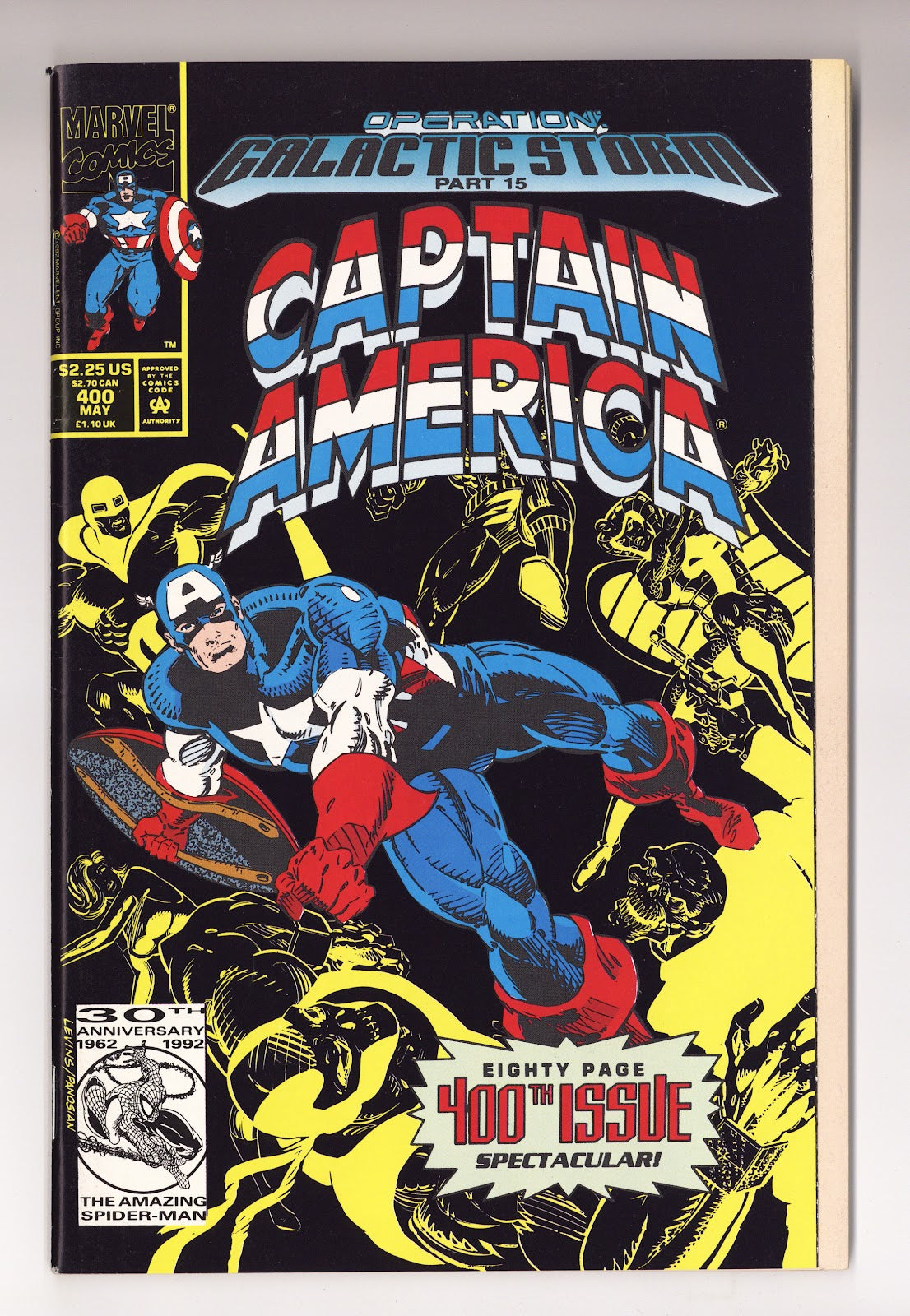 Captain America Vol 1 400  Mid Grade   (1992)