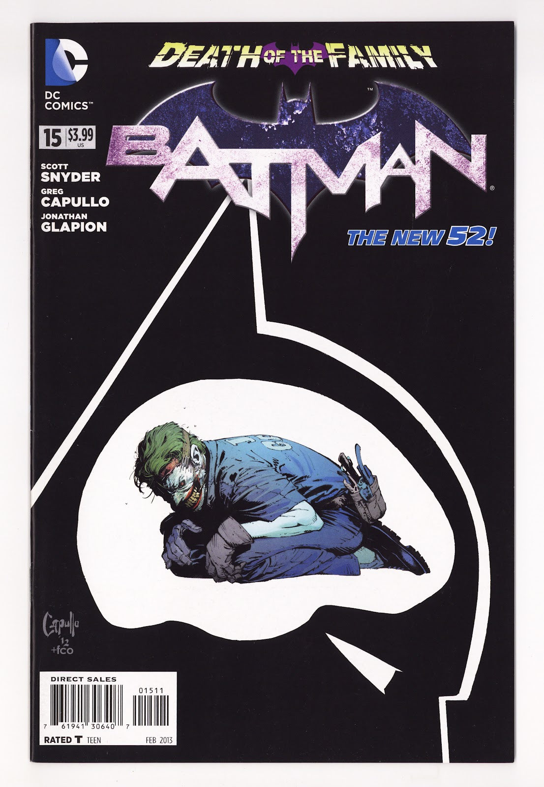 Batman Vol 2 15  High Grade   (2013)   Direct Sales  