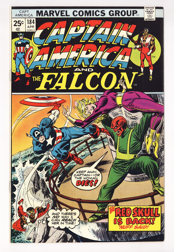 Captain America Vol 1 184 Mid Grade (1975)