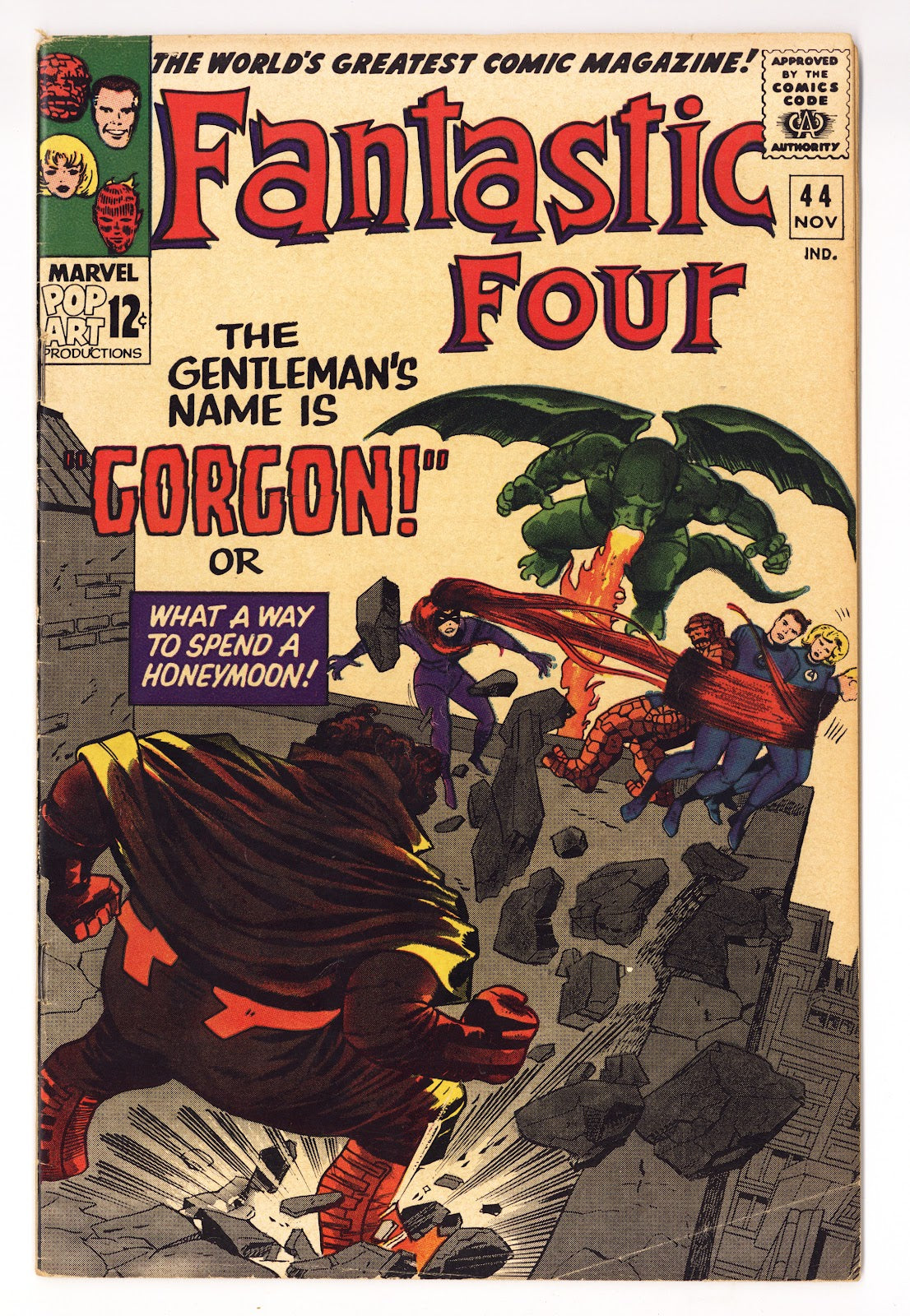 Fantastic Four Vol 1 44 FN (6.0) (1965)  