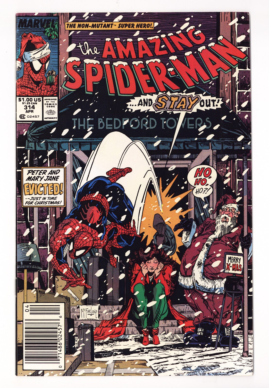 The Amazing Spider-Man Vol 1 314 VF- (7.5) (1989) Newsstand 