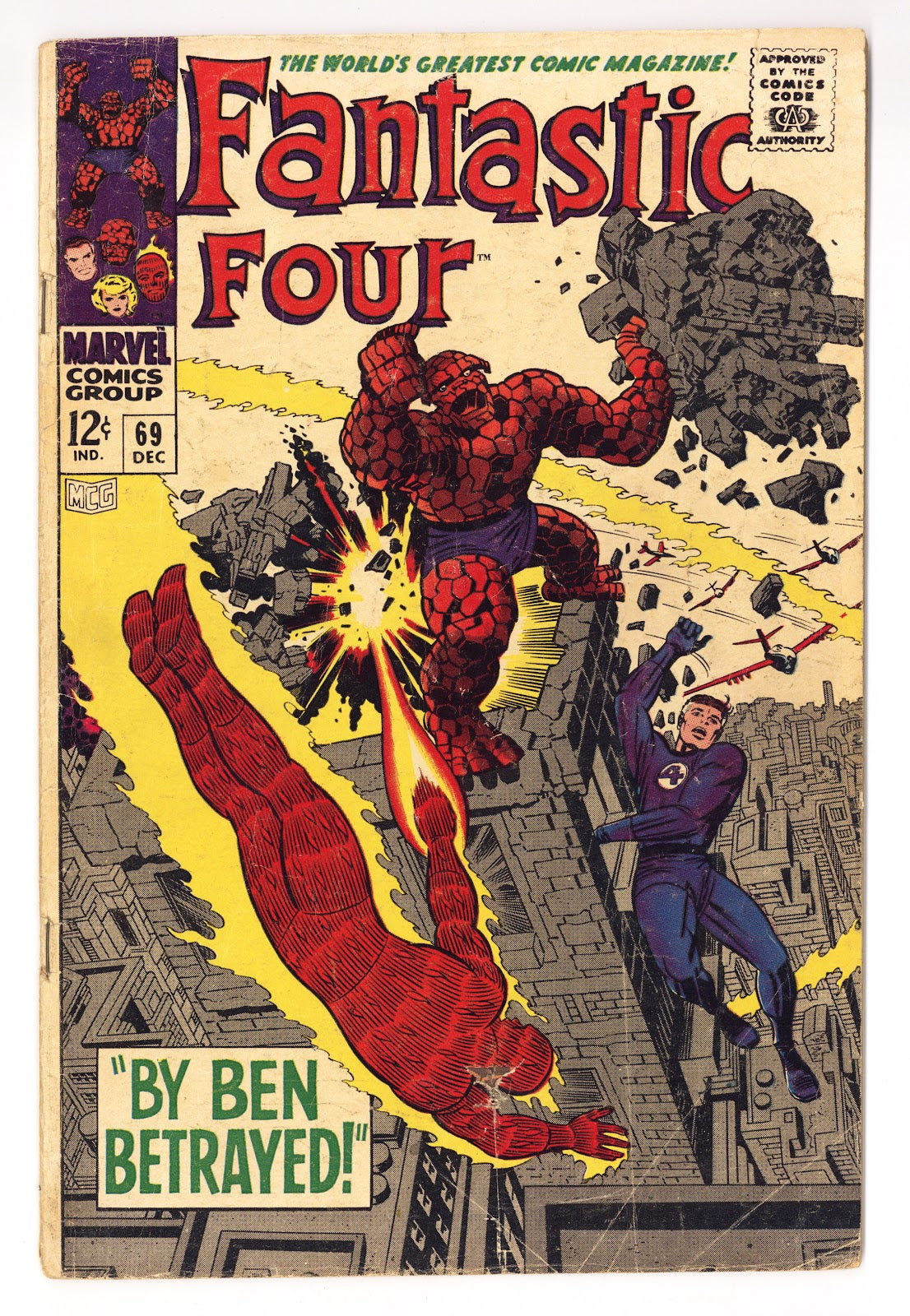 Fantastic Four Vol 1 69 GD/VG (3.0) (1967) 