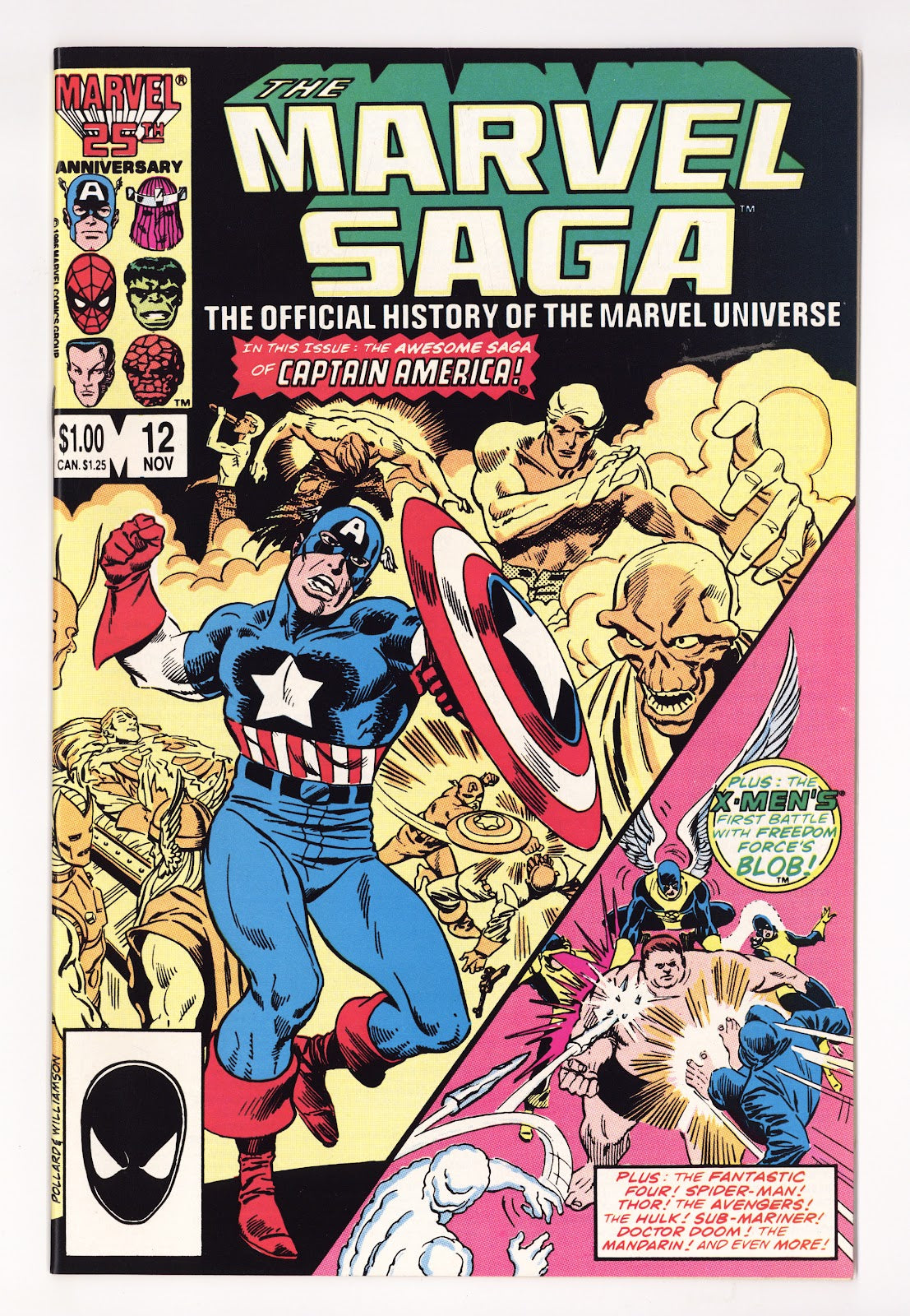 The Marvel Saga the Official History of the Marvel Universe 12 High Grade (1986) Direct 