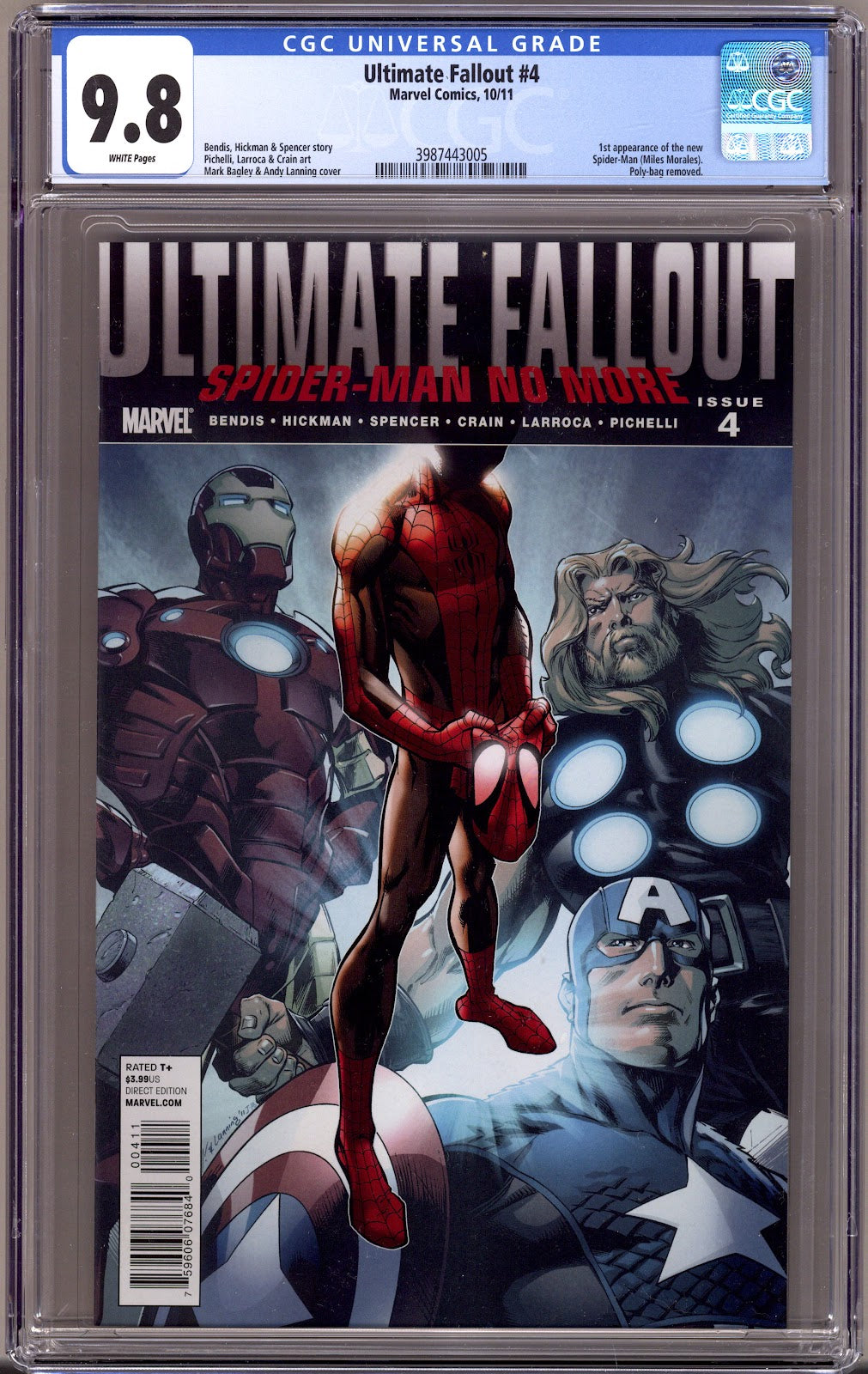 Ultimate Fallout   4 CGC 9.8 (NM/M)   (2011)