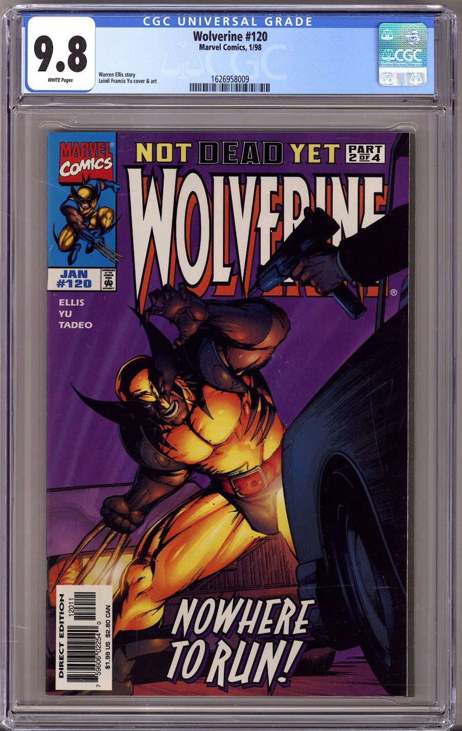 Wolverine Vol 2 120 CGC 9.8 (NM/M) (1998) 