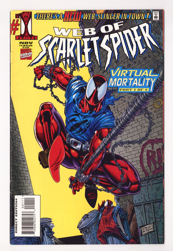 Web of Scarlet Spider   1  Mid Grade   (1995)