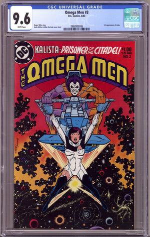 The Omega Men Vol 1 3 CGC 9.6 (NM+)   (1983)