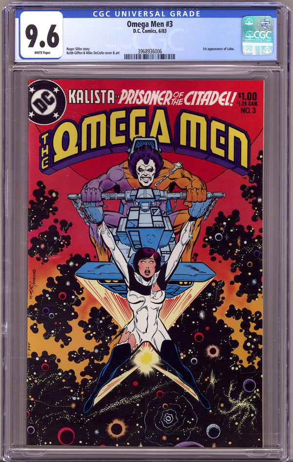 The Omega Men Vol 1 3 CGC 9.6 (NM+)   (1983)