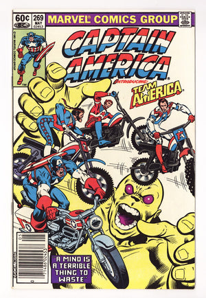 Captain America Vol 1 269 High Grade (1982) Newsstand