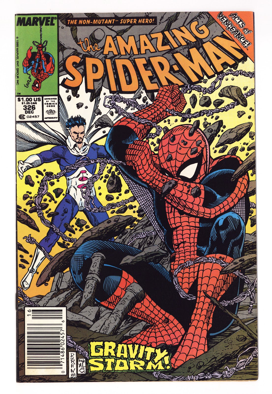 The Amazing Spider-Man Vol 1 326 Mid Grade (1989) Newsstand 