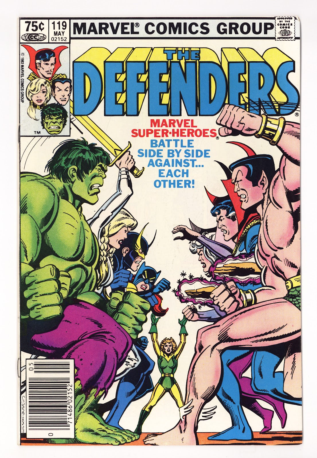 The Defenders Vol 1 119  High Grade   (1983)   Canadian Price Variant  