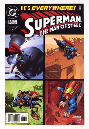 Superman: The Man of Steel   86  High Grade   (1999) Sales