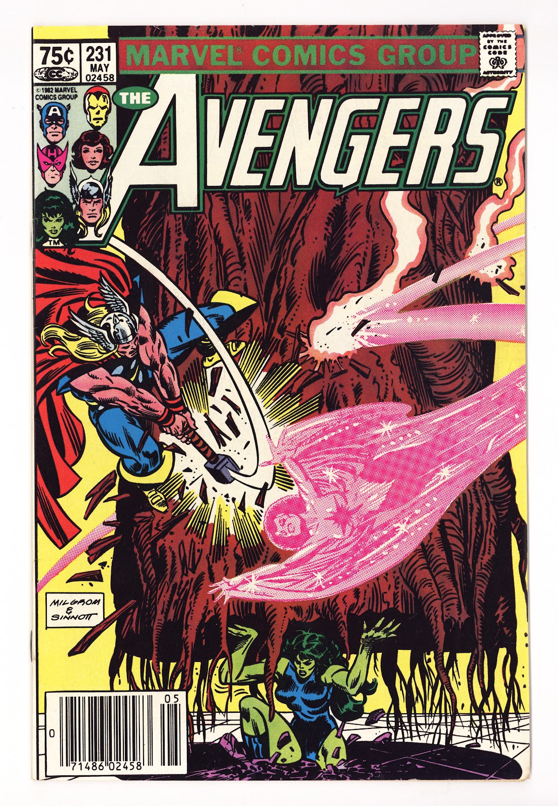 The Avengers Vol 1 231 Mid Grade (1983) Canadian Price Variant 
